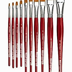 DA VINCI Cosmotop Spin Synthetic Flat Brush Series 5880