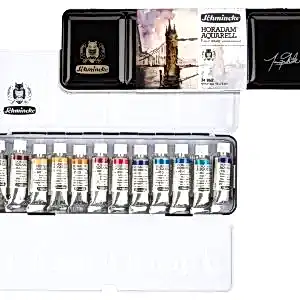 Schmincke Horadam Tony White Signature Edition Watercolour Metal Tin Set 12x 5ml