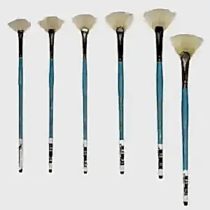 Art Basics Hog Bristle Fan 116F