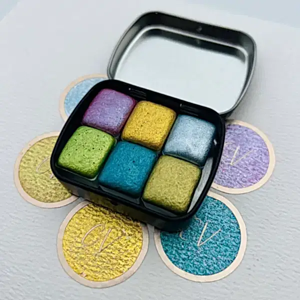 CHELSEA VENZ HANDMADE WATERCOLOUR Hinterland Shimmery Watercolour Set